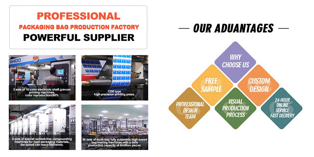 Eco-friendly kraft paper dried fruit and nut packaging bags